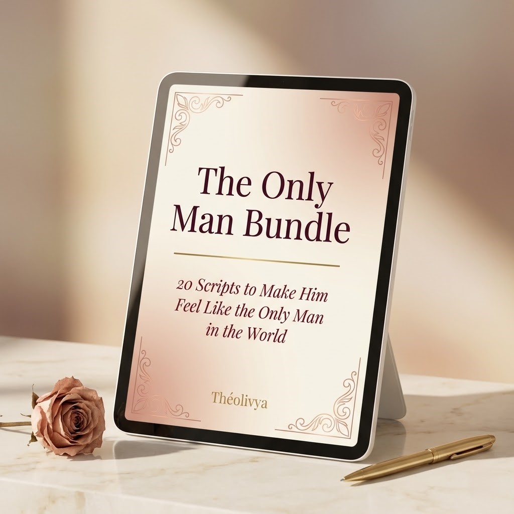 The Only Man bundle from Théolivya, a digital guide for women who want clarity in dating and relationships.