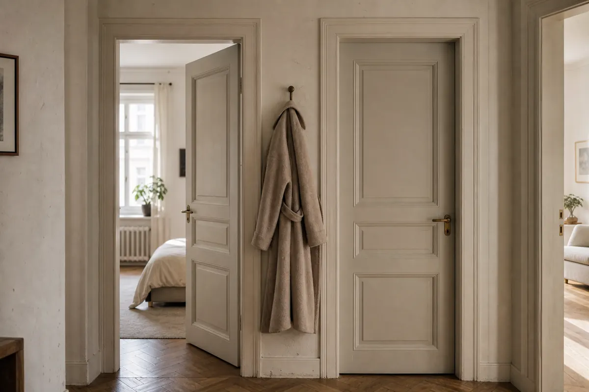 Fearful Avoidant vs Dismissive Avoidant: What Kind of Distance Are You Dealing With? Two apartment doorways symbolizing fearful avoidant vs dismissive avoidant distance